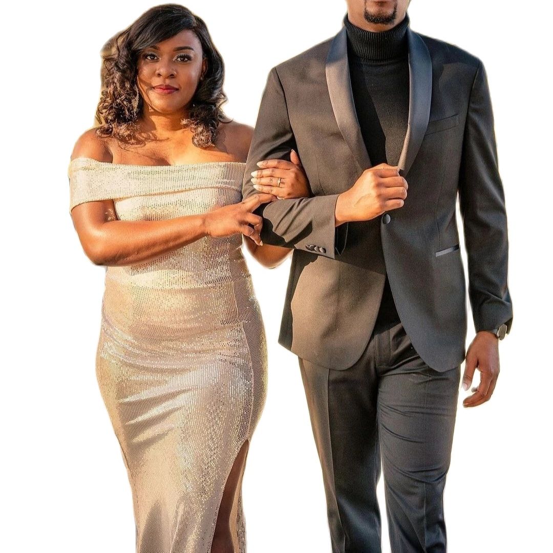 Men Formal Party Wear Dress - Koyu Gri Ceket Pantolon Erkek Takım