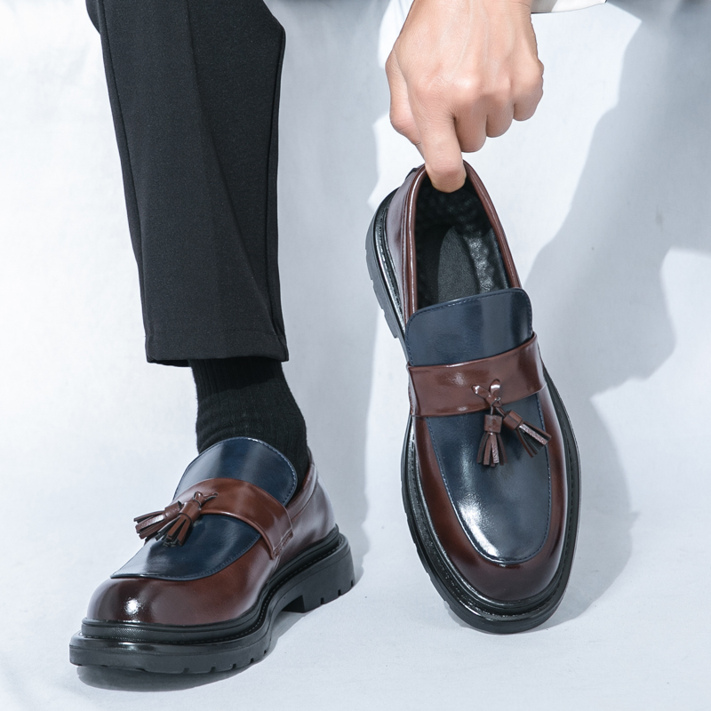 Men Formal Wear Brands - Moda Markası Erkek Kaymaz Günlük Deri