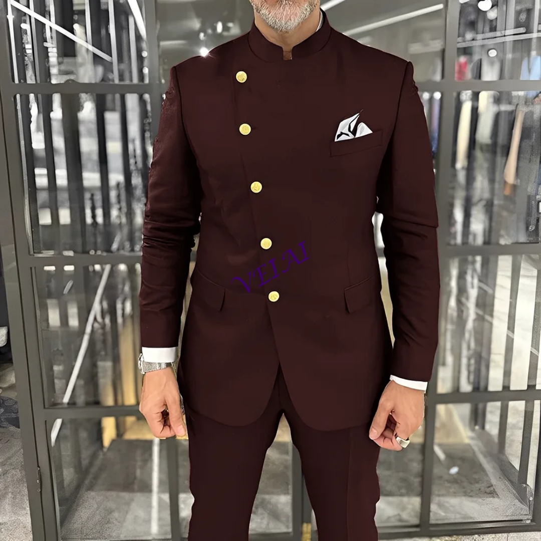 Men'S Formal Wear In Wedding - Özel Slim Fit Damatlık Takımı 2