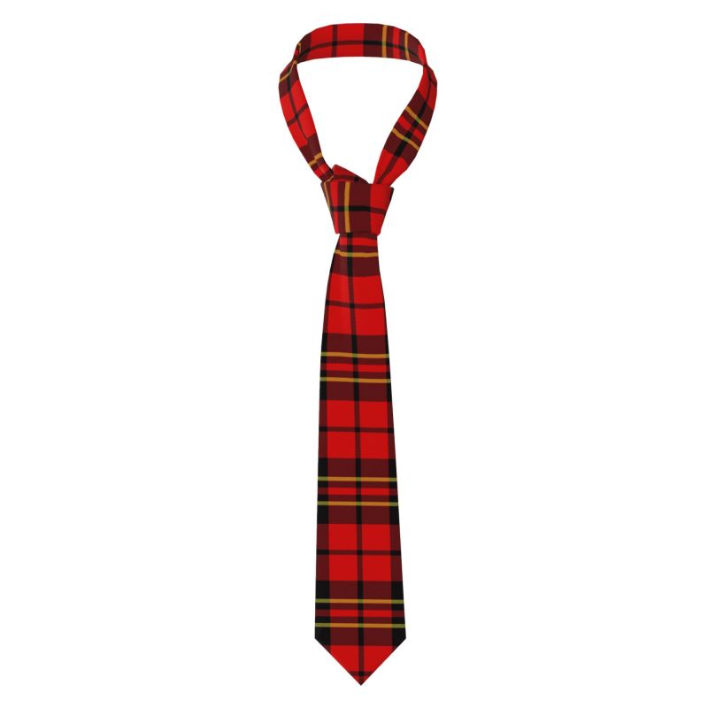 Men Formal Party Wear Dress - İskoç Tartan Erkek Kravatı Macalpine Tartan