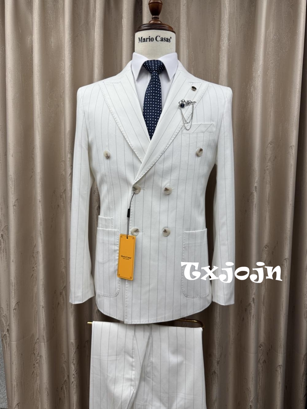 2026 Yeni Çizgili Takım Elbise - Elegant Formal Men'S Wear incelemesi ve fiyatı
