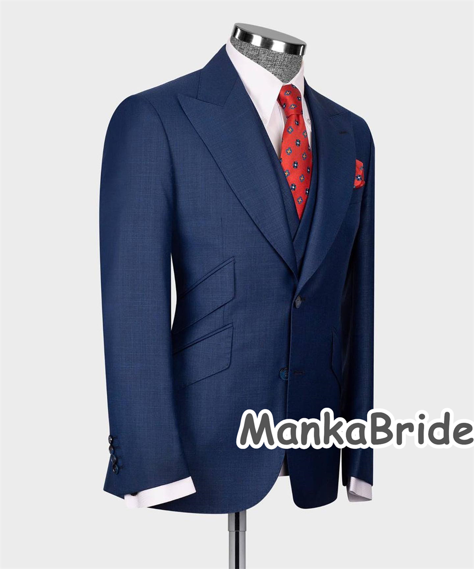 Zarif Lacivert Klasik Düğün Sm - Elegant Formal Men'S Wear incelemesi ve fiyatı
