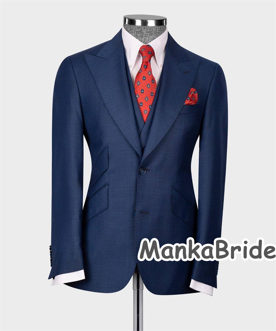 Zarif Lacivert Klasik Düğün Sm - Elegant Formal Men'S Wear incelemesi ve fiyatı
