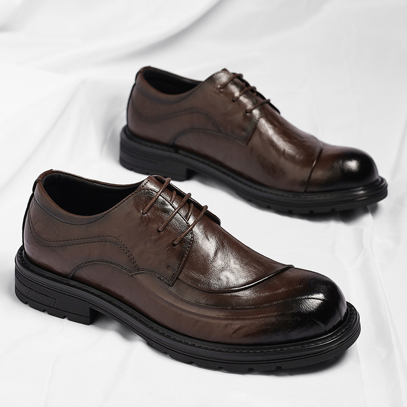 Kahverengi Parlatılmış Hakiki  - Men'S Formal Wear In Wedding incelemesi ve fiyatı