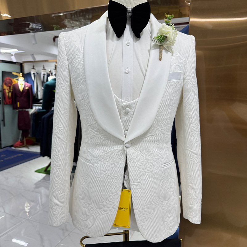 Erkek Düğün Takımı Beyaz 3 Par - Men'S Formal Wear In Wedding incelemesi ve fiyatı
