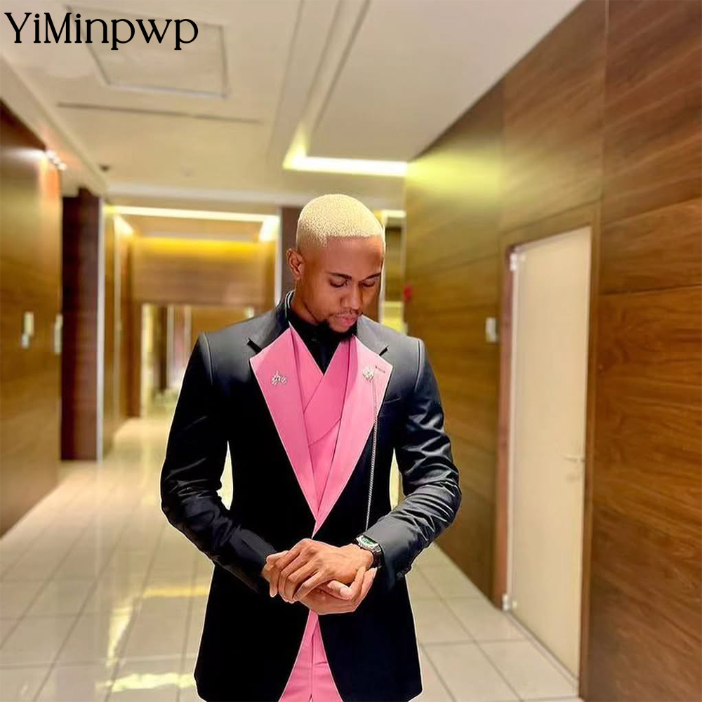 YiMinpwp Yakışıklı Pembe Erkek - Men Formal Wear Clothes incelemesi ve fiyatı