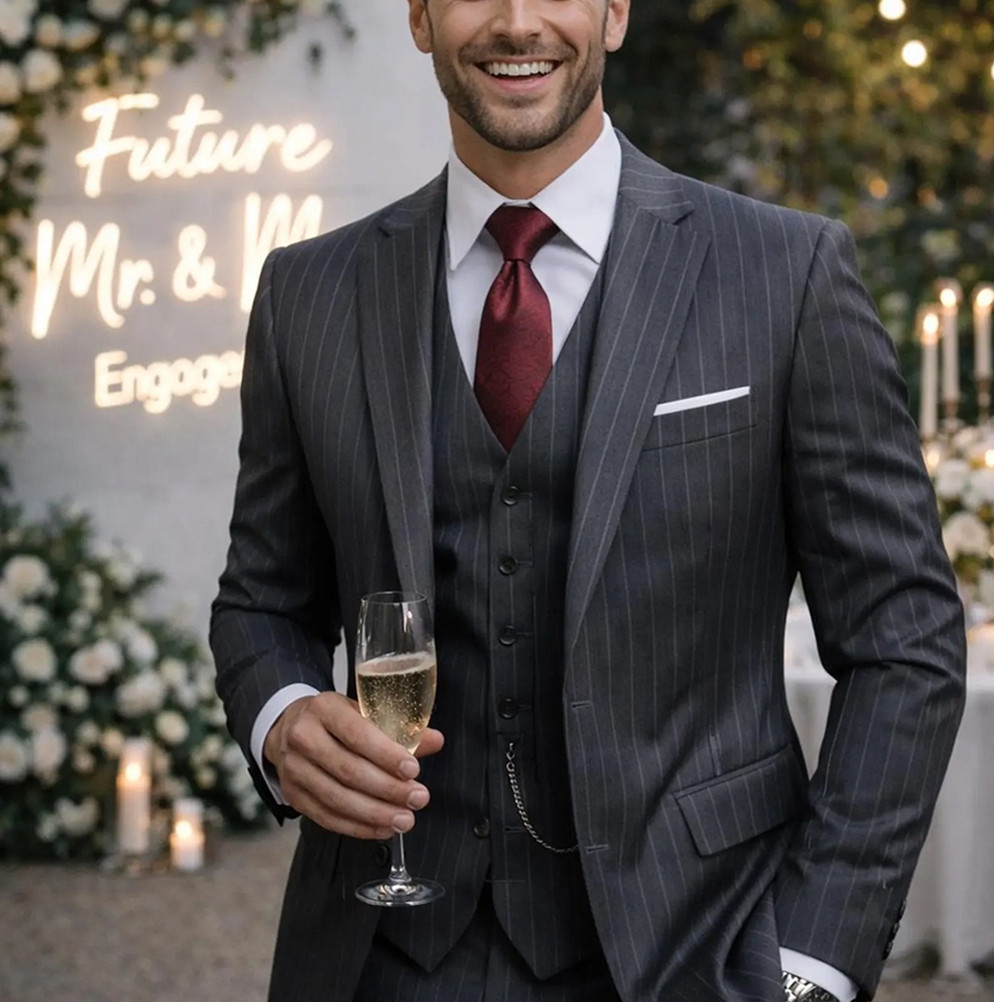 Zarif 3 Parça Düğün Parti Kıya - Men'S Formal Wear For Engagement incelemesi ve fiyatı