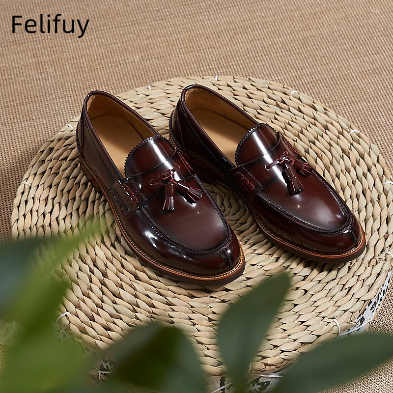 Yeni Kahverengi Erkek Düz Loaf - Men Formal Party Wear Dress incelemesi ve fiyatı
