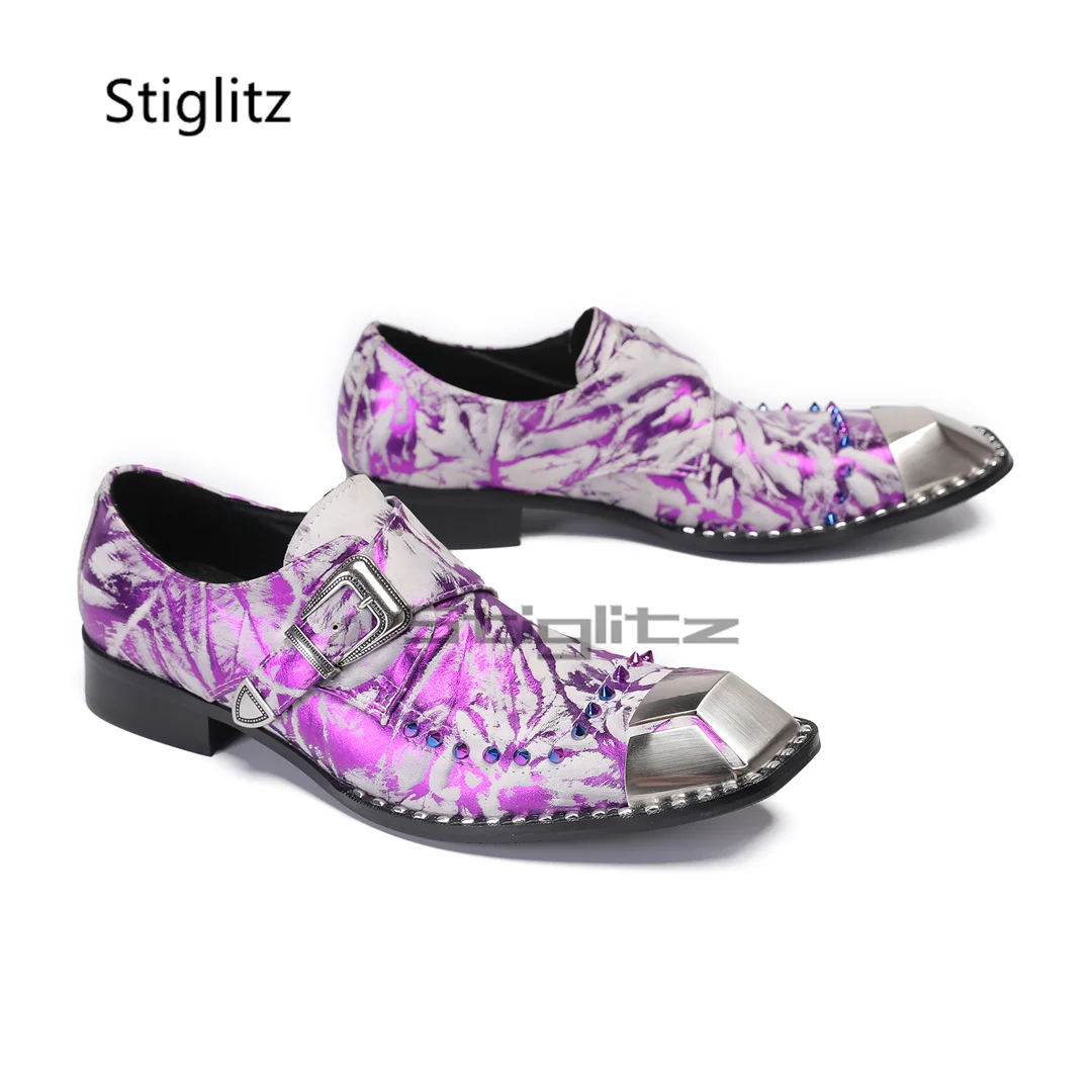 Mor Baskılar Hakiki Deri erkek - Men Formal Party Wear Dress incelemesi ve fiyatı