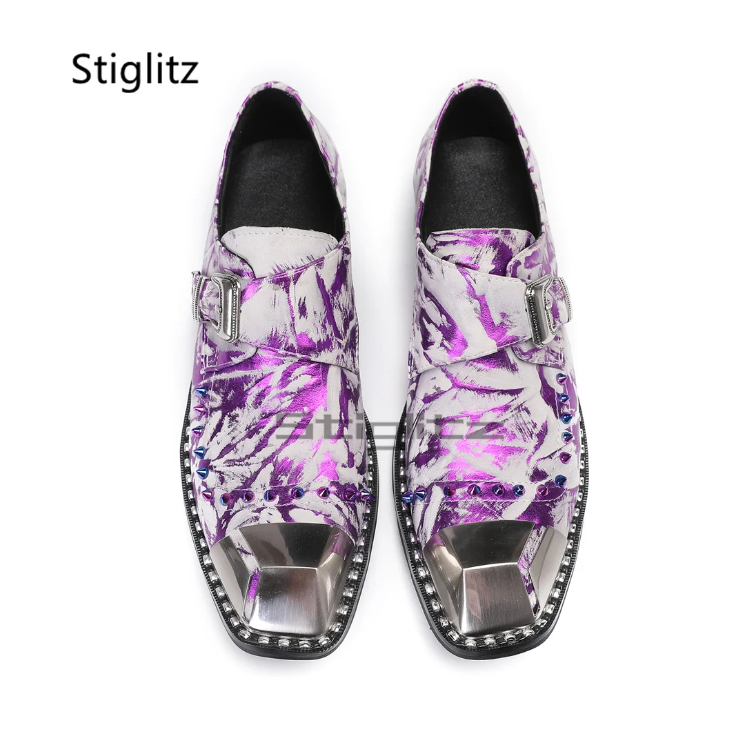 Mor Baskılar Hakiki Deri erkek - Men Formal Party Wear Dress incelemesi ve fiyatı